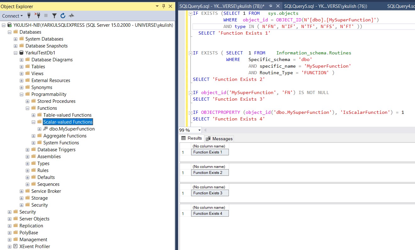 Javascript Check If Function Exists In Object