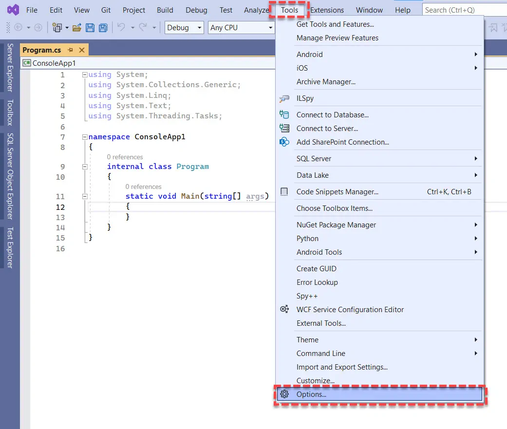 How to Change Visual Studio Theme? Screenshots Guide Dark vs Blue Theme